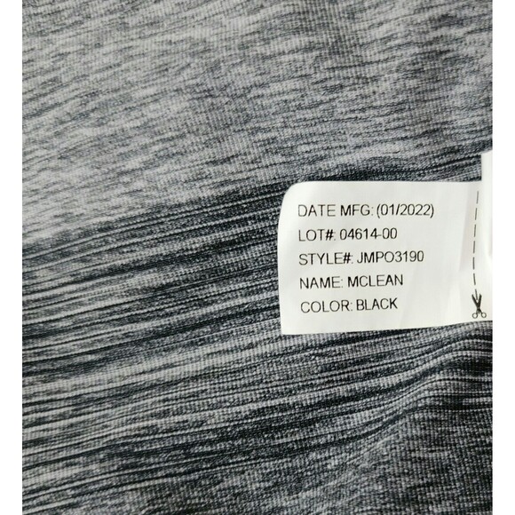 johnnie-O Mens Mclean PREP-Formance Jersey Polo Grey Stripes Golf Shirt Size M - Picture 9 of 10